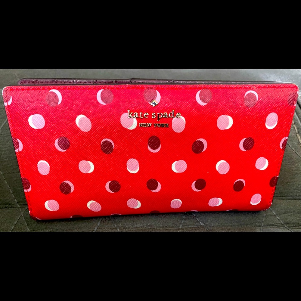 Kate Spade Polka Dot Bifold Wallet